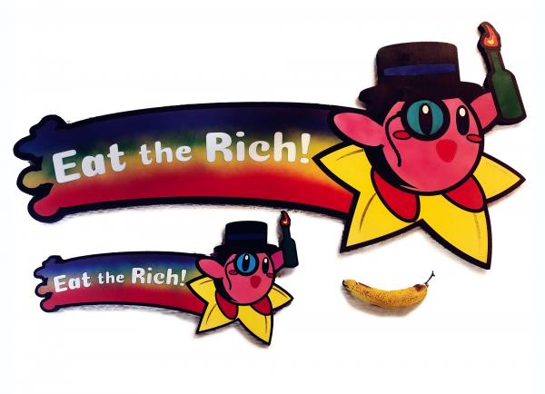 [XXL] Eat the Rich - Decor Sign