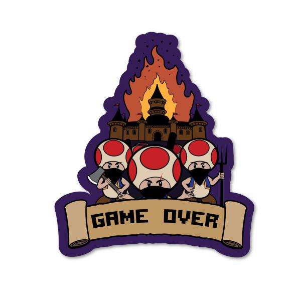 Game Over - Sticker - No Gods No Masters Parody