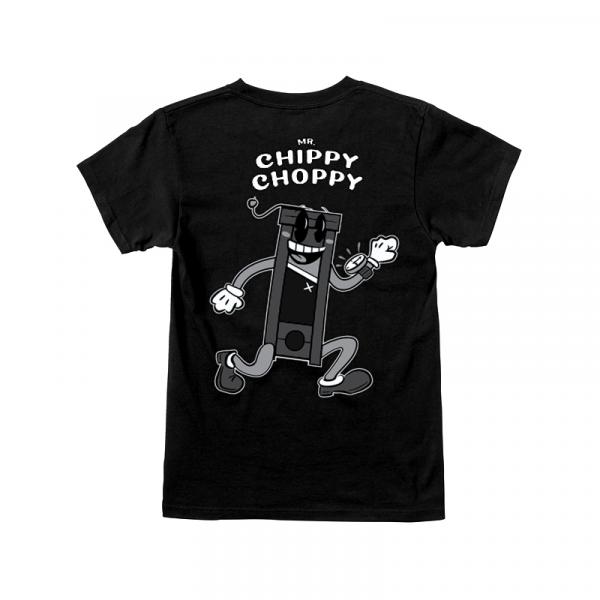 Mr. Chippy Choppy T-Shirts - Cyberpunk Apparel - Eat the Rich - Nerdy Gifts - Faux Vintage - 1930's Tribute picture