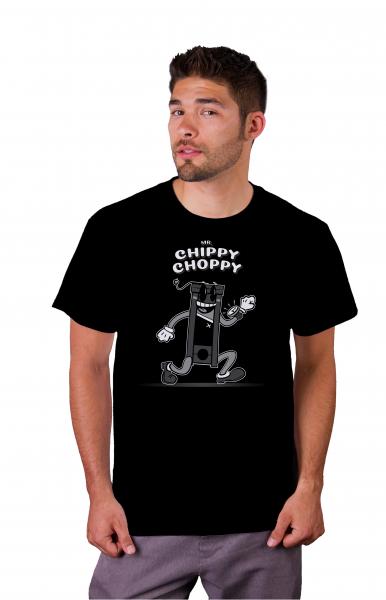 Mr. Chippy Choppy T-Shirts - Cyberpunk Apparel - Eat the Rich - Nerdy Gifts - Faux Vintage - 1930's Tribute