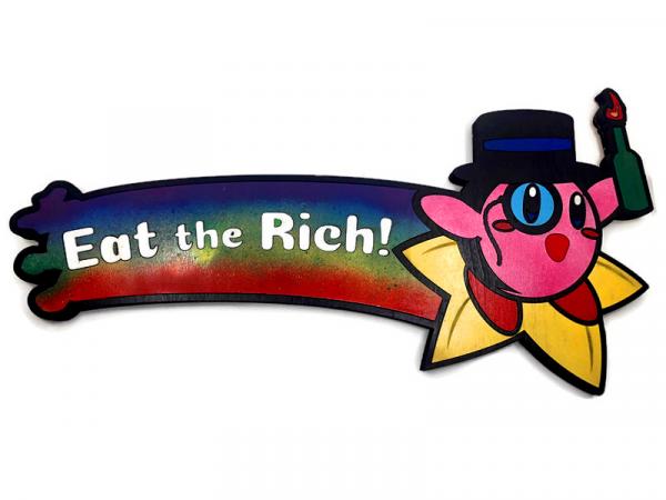 [XXL] Eat the Rich - Decor Sign picture
