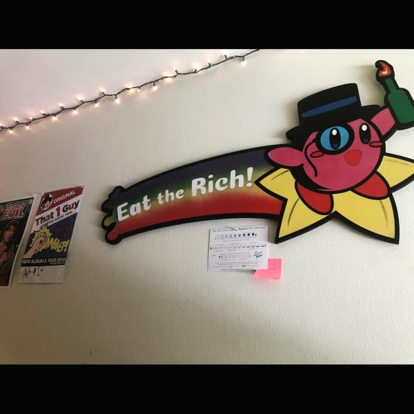 [XXL] Eat the Rich - Decor Sign picture