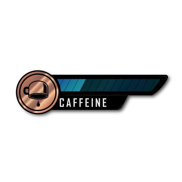 Caffeine Meter Sticker - Gamer Decals picture