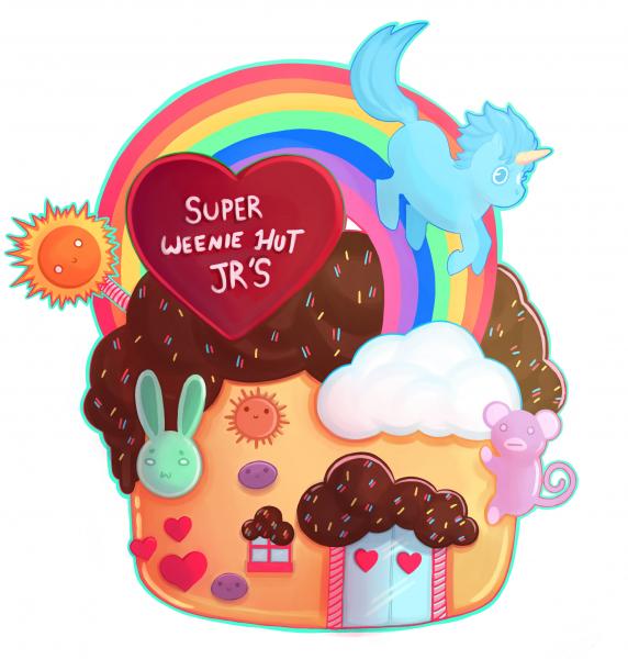 Super Weenie Hut Jr Charm picture