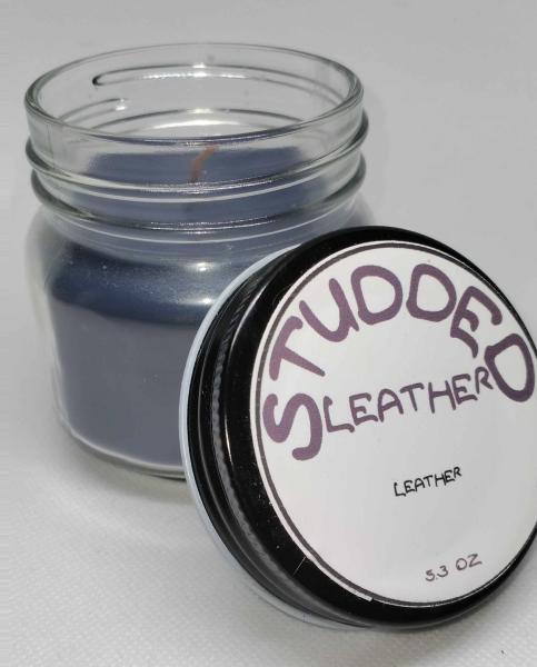 Studded Leather Candle