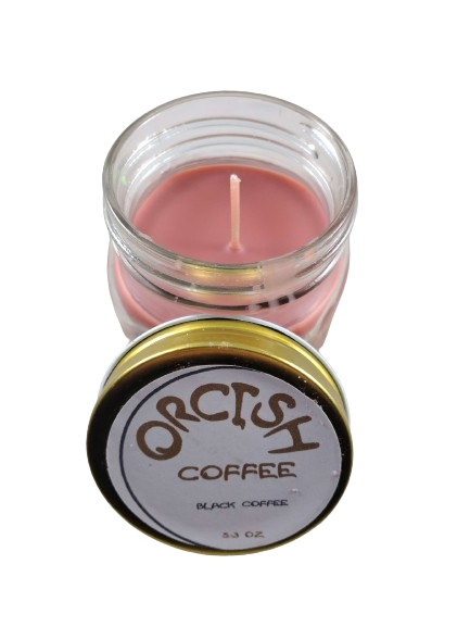 Orcish Coffee Candle