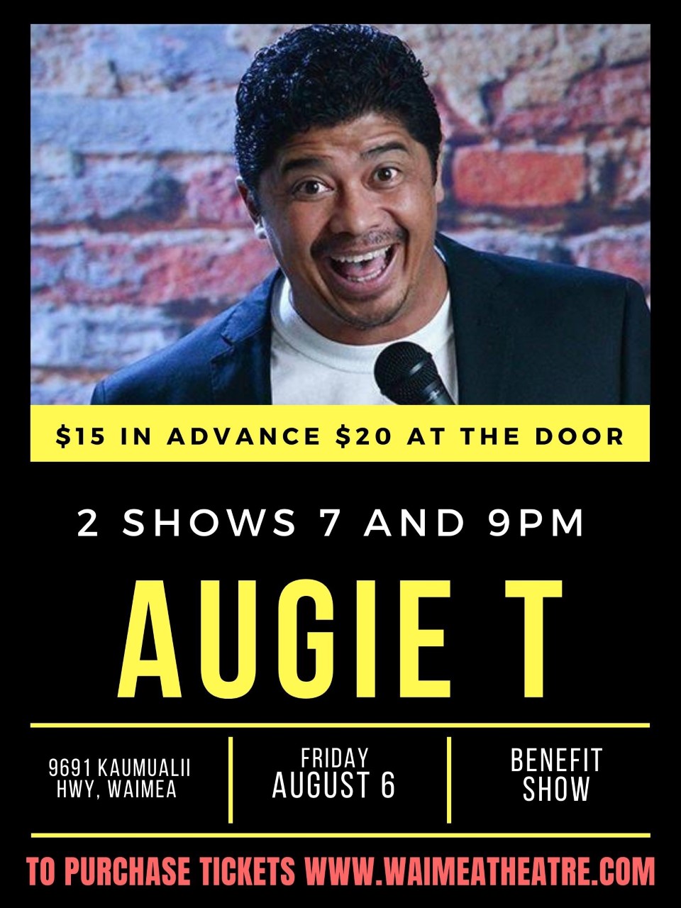 7:00pm Show, Friday 6 Aug 2021, General Admission cover picture