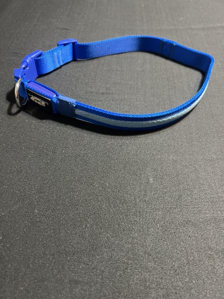 Large/Extra Large Blue LED Dog Collar
